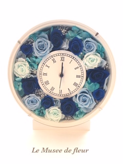 花時計　ブルーのサムネイル画像